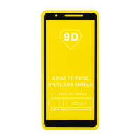 Защитное стекло Full Glass для Samsung Galaxy A01 Core (A013) черное (Full GC) тех. пак