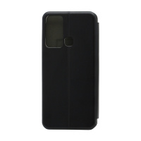 Чехол-книжка BF модельный (силикон/кожа) для Infinix Hot 12i черный