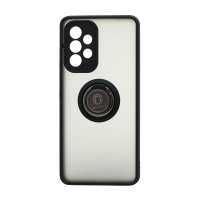 Чехол Shockproof Ring для Samsung Galaxy А53 (003) черно-красный