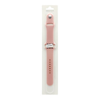Силиконовый ремешoк для часов Apple Watch 42/44мм розовый (006) (S)