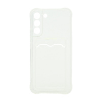 Чехол с кармашком для Samsung Galaxy S22 Plus прозрачный (001)