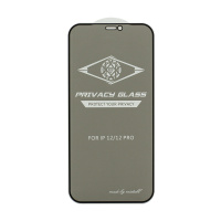 Защитное стекло MTB Privacy для Apple iPhone 12/12 Pro/6.1 черное тех. пак