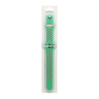 Спортивный ремешoк для часов Apple Watch Sport 42/44мм мятно-серый (028) (L)