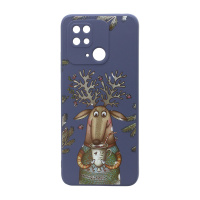Чехол NEW ERA Winter для Xiaomi Redmi 10C (004) серый