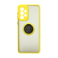Чехол Shockproof Ring для Samsung Galaxy А33 (001) желто-черный