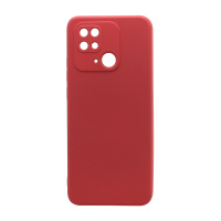 Чехол Silicone Case NEW ERA (накладка/силикон) для Xiaomi Redmi 10C малиновый