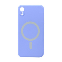 Чехол Magnet для Apple iPhone XR (Soft Touch/MSafe) сиреневый