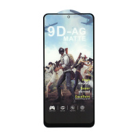 Защитное стекло MTB Matte для Xiaomi Redmi Note 10/Note 10S черное тех. пак