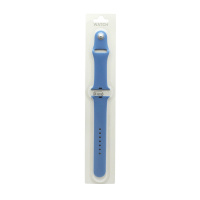 Силиконовый ремешoк для часов Apple Watch 38/40мм синий (024) (L)