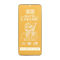 Защитная пленка Ceramic для Samsung Galaxy S21 Ultra матовая тех. пак