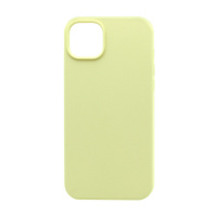 Чехол Silicone Case без лого для Apple iPhone 14 Plus/6.7 (полная защита) (051) желтый
