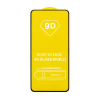 Защитное стекло Full Glass для Samsung Galaxy S21 FE черное (Full GC) тех. пак