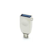 Переходник Hoco UA10 USB - Micro серебристый
