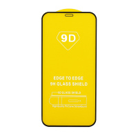 Защитное стекло Full Glass для Apple iPhone 12 Mini/5.4 черное (Full GC) тех. пак