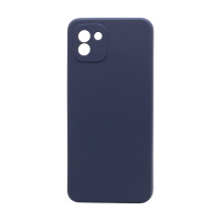 Чехол Silicone Case NEW ERA (накладка/силикон) для Samsung Galaxy A03 серый