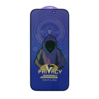 Защитное стекло MTB Privacy для Apple iPhone 14 Pro черное тех. пак