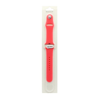 Силиконовый ремешoк для часов Apple Watch 38/40мм розовый (029) (S)