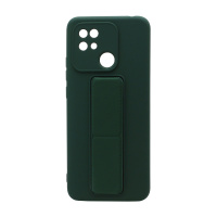 Чехол Magnetic Stend 2 для Xiaomi Redmi 10C (007) темно зеленый