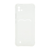 Чехол с кармашком для Realme C11 2021/C20 прозрачный (001)