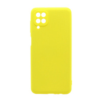 Чехол Silicone Case NEW ERA (накладка/силикон) для Samsung Galaxy A12/M12 желтый