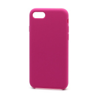 Чехол Silicone Case без лого для Apple iPhone 7/8/SE 2020 (054) темно розовый
