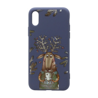 Чехол NEW ERA Winter для Apple iPhone X/XS (004) серый