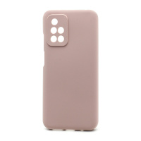 Чехол Silicone Cover Color для Xiaomi Redmi 10 (018) бежевый полная защита