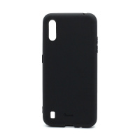 Чехол OU Lovely Fruit для Samsung Galaxy A01 (A015) силикон в блистере матовый чёрный