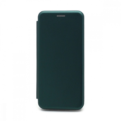 Чехол-книжка BF модельный (силикон/кожа) для Samsung Galaxy M22 зеленый
