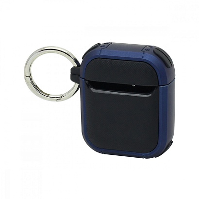 Чехол для наушников AirPods 1/2 Armor синий