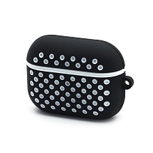 Чехол для наушников AirPods Pro силиконовый Sports черно-белый