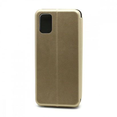 Чехол-книжка BF модельный (силикон/кожа) для Samsung Galaxy M51 золотистый
