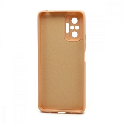 Чехол Silicone Case NEW ERA (накладка/силикон) для Xiaomi Redmi Note 10 Pro светло розовый