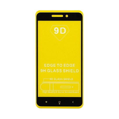 Защитное стекло Full Glass для Xiaomi Redmi 4A черное (Full GC) тех. пак