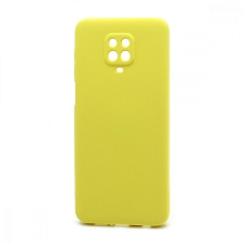 Чехол Silicone Case NEW ERA (накладка/силикон) для Xiaomi Redmi Note 9S/Note 9 Pro желтый