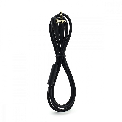 Кабель AUX (3,5 mm jack) HOCO UPA 15 (c микрофоном 100см) черный