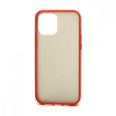 Чехол Shockproof Lite силикон-пластик для Apple iPhone 12 Pro Max/6.7 красно-черный