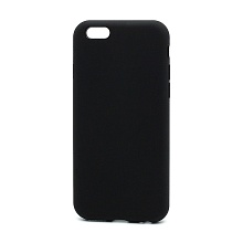 Чехол Silicone Case без лого для Apple iPhone 6/6S (полная защита) (018) чёрный