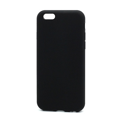 Чехол Silicone Case без лого для Apple iPhone 6/6S (полная защита) (018) чёрный