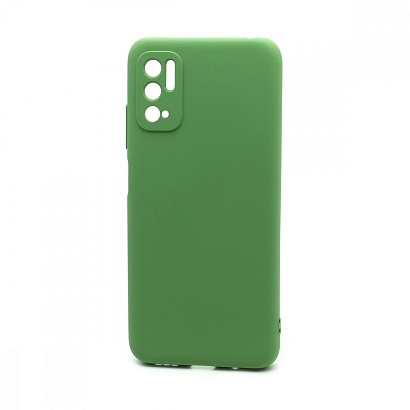 Чехол Silicone Case NEW ERA (накладка/силикон) для Xiaomi Redmi Note 10T зеленый