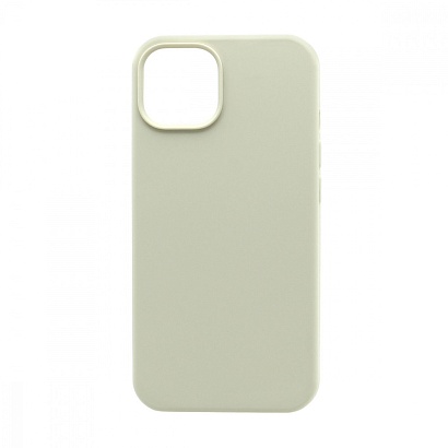 Чехол Silicone Case без лого для Apple iPhone 14/6.1 (полная защита) (011) бежевый