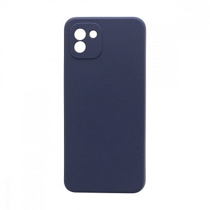 Чехол Silicone Case NEW ERA (накладка/силикон) для Samsung Galaxy A03 серый