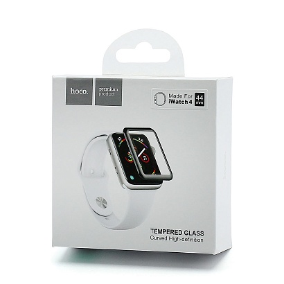 Защитное стекло HOCO для Apple Watch Series 4 44mm черное