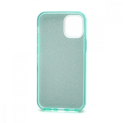 Чехол Fashion с блестками силикон-пластик для Apple iPhone 12 Mini/5.4 зеленый