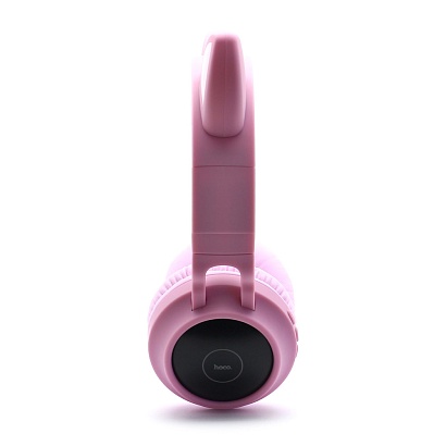 Наушники полноразмерные Bluetooth HOCO W27 Cat Ear розовые