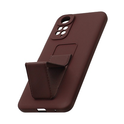 Чехол Magnetic Stend 2 для Xiaomi Redmi Note 11/Redmi Note 11S (006) бордовый