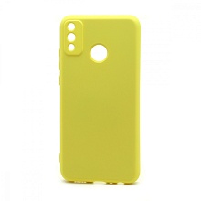Чехол Silicone Case NEW ERA (накладка/силикон) для Huawei Honor 9X Lite желтый