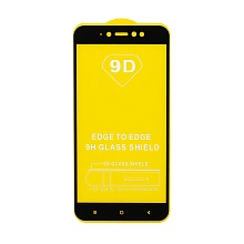 Защитное стекло Full Glass для Xiaomi Redmi Note 5A черное (Full GC) тех. пак