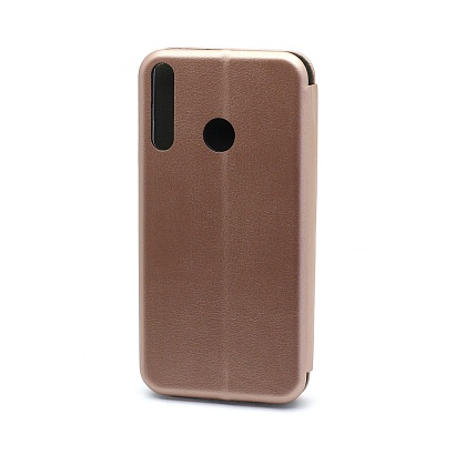 Чехол-книжка BF модельный (силикон/кожа) для Huawei Honor 9C/ P40 Lite E розовый