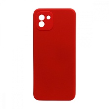 Чехол Silicone Case NEW ERA (накладка/силикон) для Samsung Galaxy A03 красный